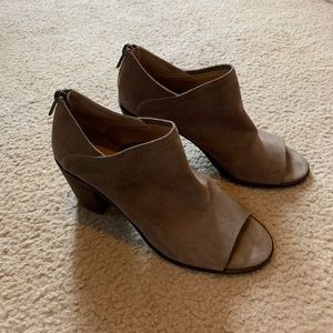 Lucky Brand Peep Toe Chunky Heel